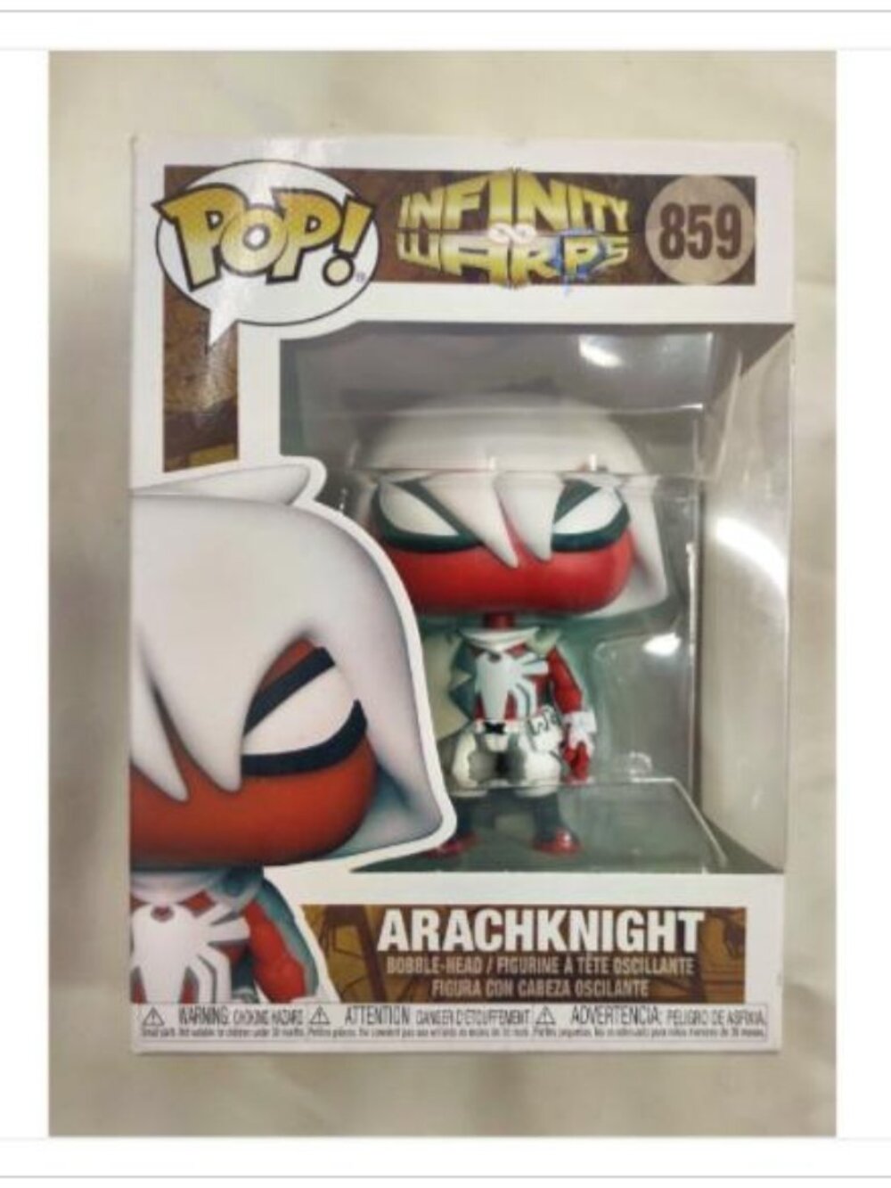 Arachknight 859 Funko Pop Marvel Infinity Warps Series Bobble-Head Figure In Box